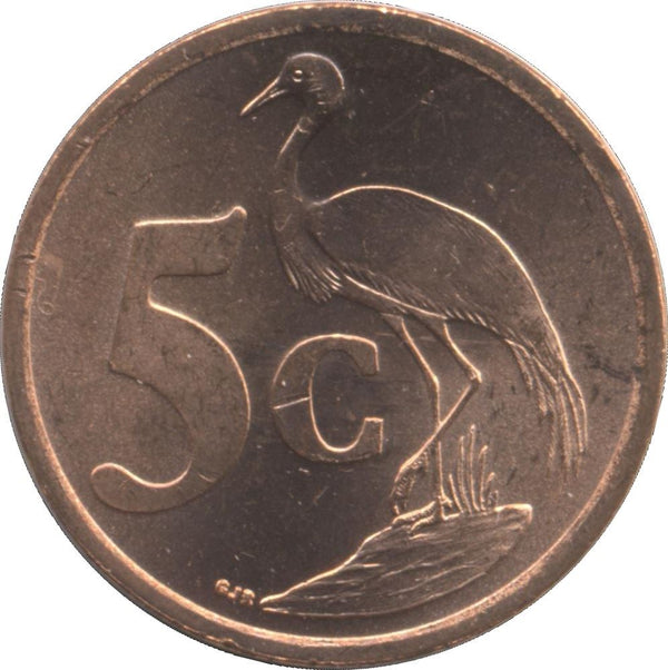 South Africa 5 Cents Coin | Tsonga Legend - AFRIKA-DZONGA | KM223 | 2000 - 2001