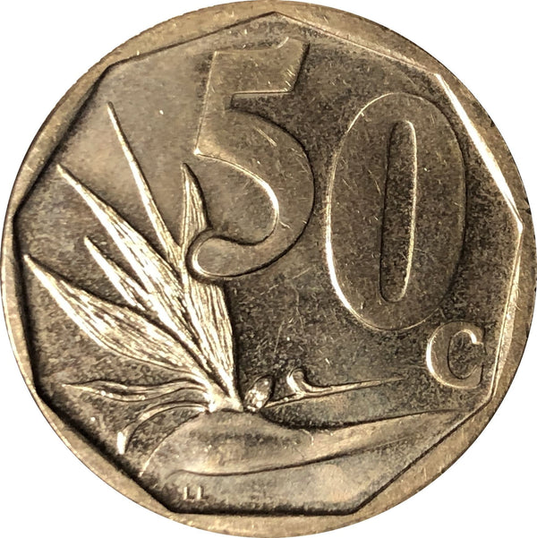 South Africa 50 Cents Coin | iNingizimu Afrika - uMzantsi Afrika | 2018