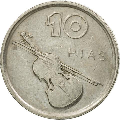 Spain 10 Pesetas Pablo de Sarasate Coin 1994 KM 932