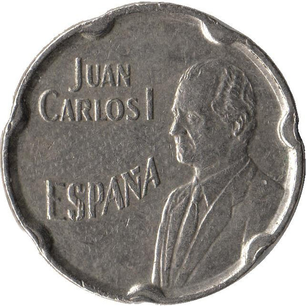 Spain 50 Pesetas - Juan Carlos I Expo '92 Coin KM852 1990