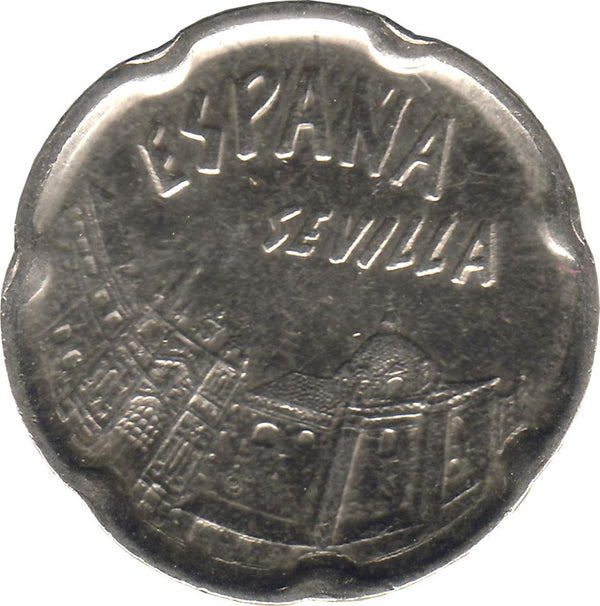Spain 50 Pesetas La Cartuja Coin KM853 1990 FAO