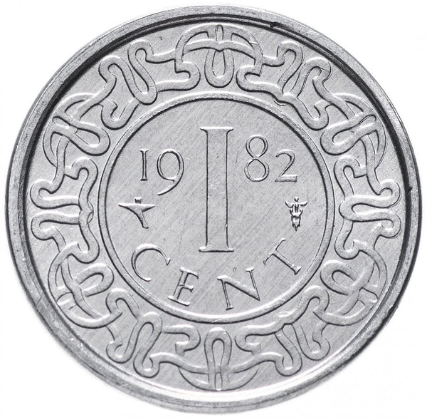 Suriname 1 Cent Coin | KM11a | 1974 - 1986
