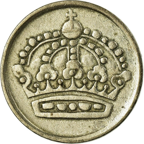 Swedish Coin 10 Ore Coin | King Gustaf VI Adolf | Crown | Sweden | 1952 - 1962