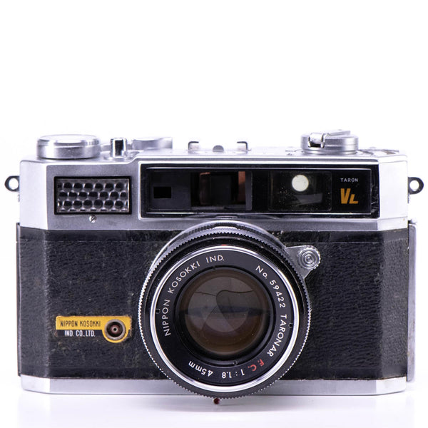 Taron VL Camera | Taronar F.C. 45mm f1.8 | White | Japan | 1959 | Not working