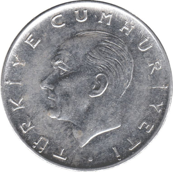 Turkey Coin Turkish 1 Lira | President Mustafa Kemal Ataturk | KM889a | 1959 - 1980