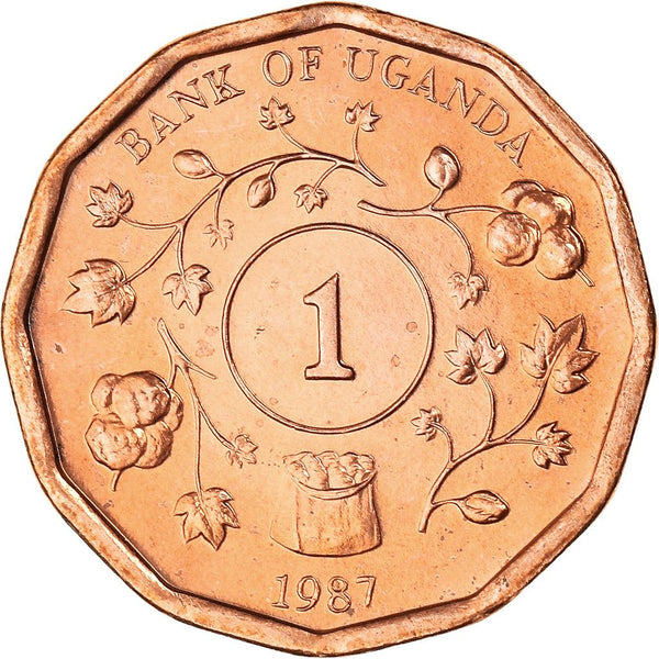 Uganda | 1 Shilling Coin | KM27 | 1987