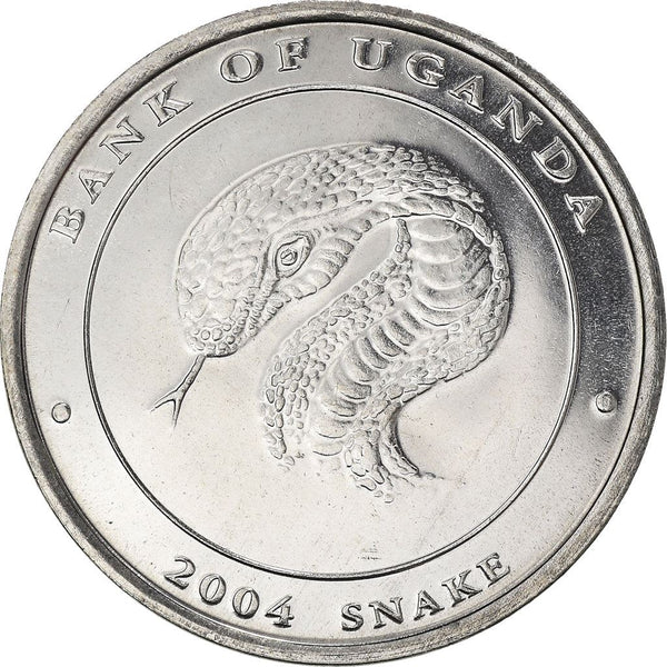 Uganda | 100 Shillings Coin | Cobra Snake | KM193 | 2004