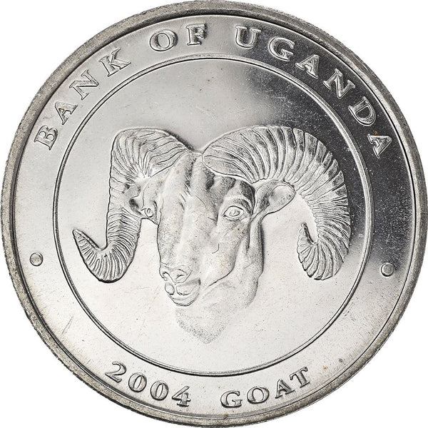 Uganda | 100 Shillings Coin | Goat | KM195 | 2004