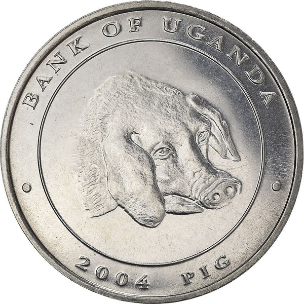 Uganda | 100 Shillings Coin | Pig | KM199 | 2004
