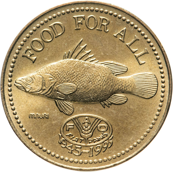 Uganda | 200 Shillings Coin | Nile Perch Fish | KM148 | 1995