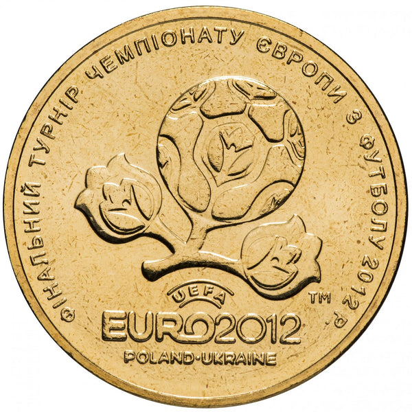 Ukraine Coin | 1 Hryvnia | EURO 2012 Logo | KM668 | 2012