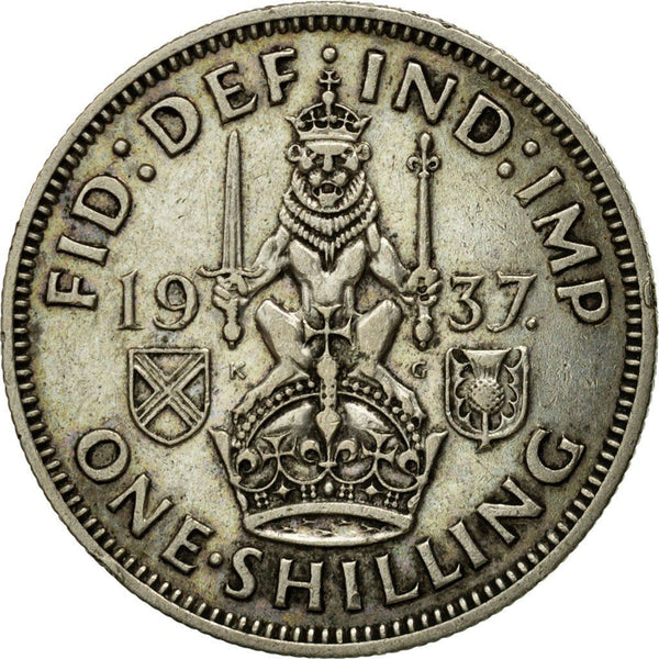 United Kingdom Coin 1 Shilling | George VI Scottish Crest | 1937 - 1946