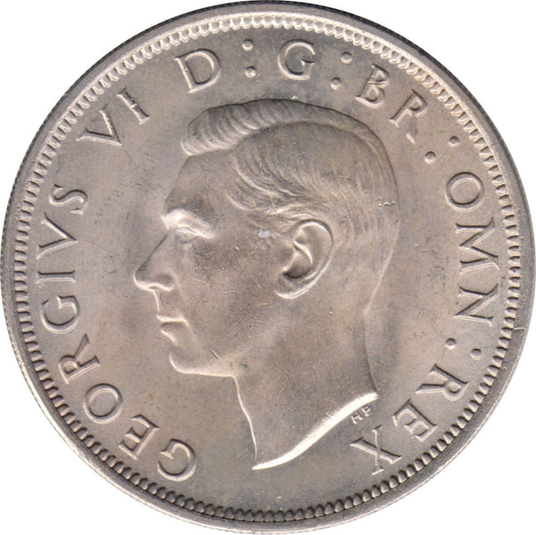 United Kingdom Coin ½ Crown | George VI 2nd type | with 'IND:IMP' | 1947 - 1948