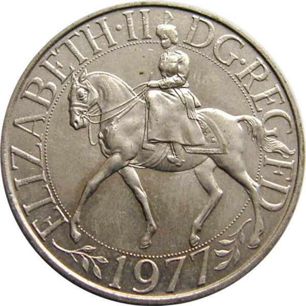 United Kingdom Coin 25 New Pence | Elizabeth II Silver Jubilee | 1977