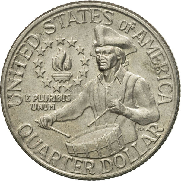 United States | 1/4 Dollar Coin | George Washington | Drummer | Torch | KM204 | 1976