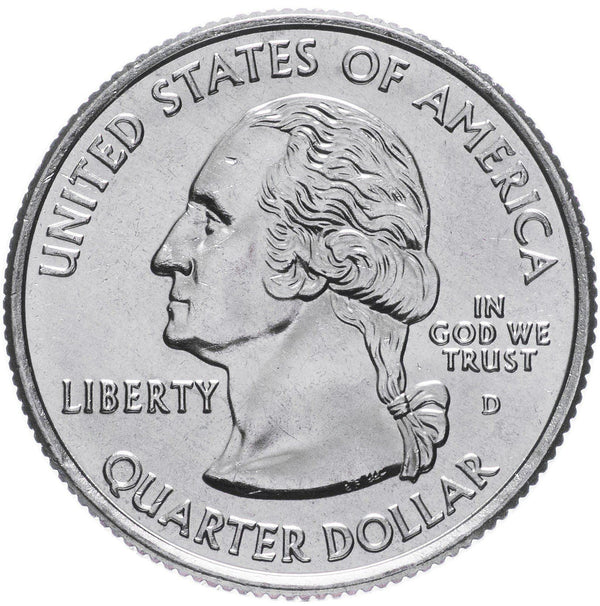 United States | 1/4 Dollar Coin | George Washington | Old Man of The Mountain | KM308 | 2000