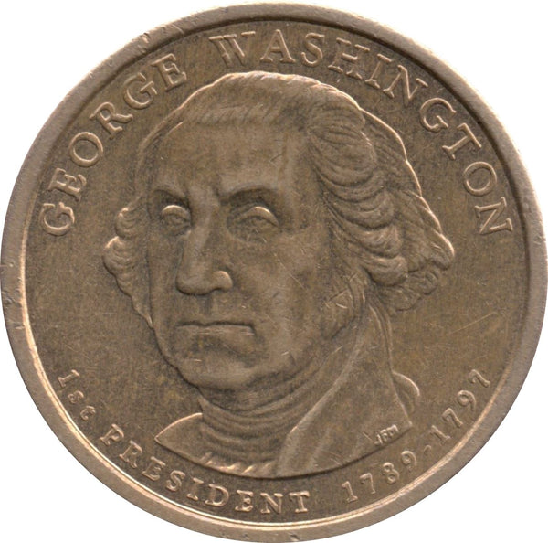 United States Coin American 1 Dollar | George Washington | Statue of Liberty | KM401 | 2007