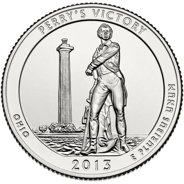 United States Coin American ¼ Dollar | George Washington | Master Commandant Statue | KM543 | 2013