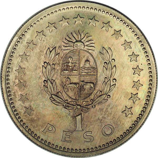 Uruguay Coin 	Uruguayan 1 Peso | Jose Gervasio Artigas | KM42 | 1960