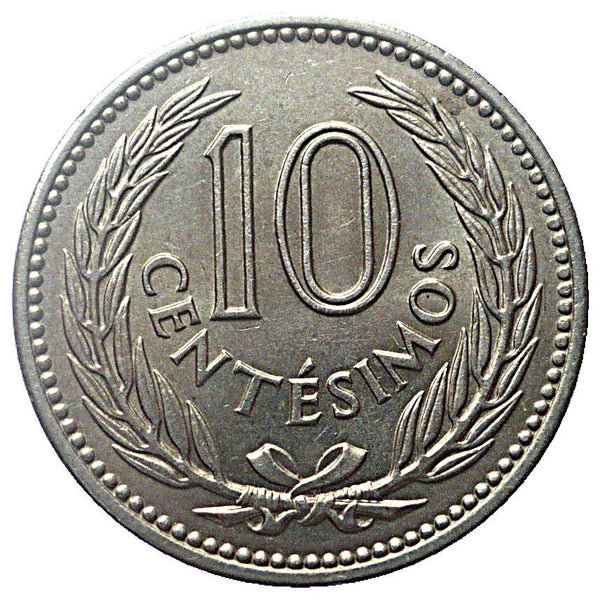 Uruguay Coin 	Uruguayan 10 Centésimos | Jose Gervasio Artigas | KM35 | 1953 - 1959
