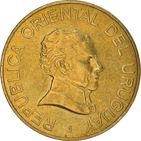 Uruguay Coin 	Uruguayan 2 Pesos | Joe Gervasio Artigas | KM104.2 | 1998 - 2007