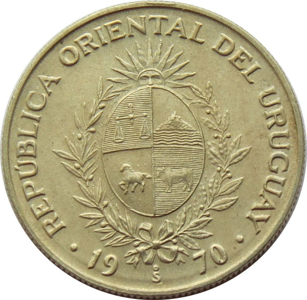 Uruguay Coin 	Uruguayan 20 Pesos | KM56 | 1970