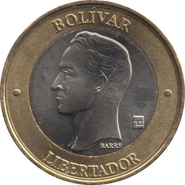 Venezuela | 1000 Bolivares Coin | Palomo Horse | Simon Bolivar | KM85 | 2005