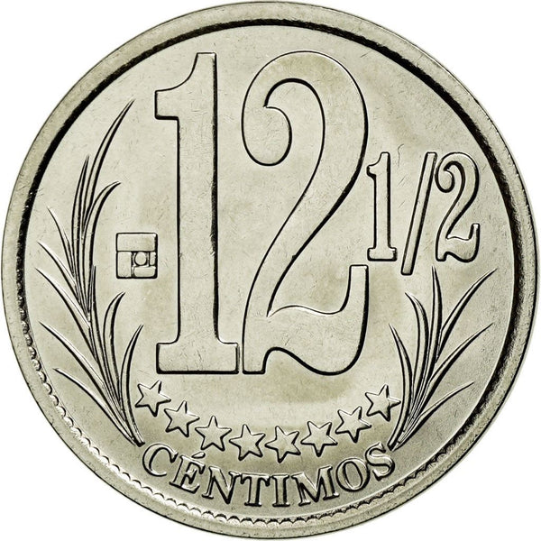 Venezuela | 12.5 Centimos Coin | Palomo Horse | Stars | KM90 | 2007