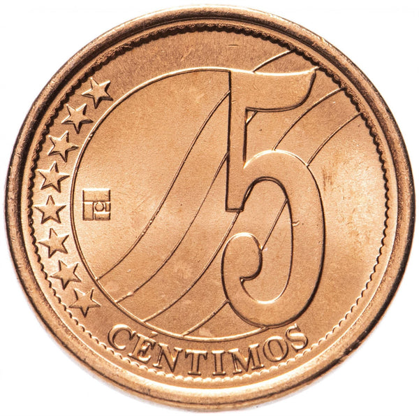 Venezuela | 5 Centimos Coin | Palomo Horse | Stars | KM88 | 2007 - 2009