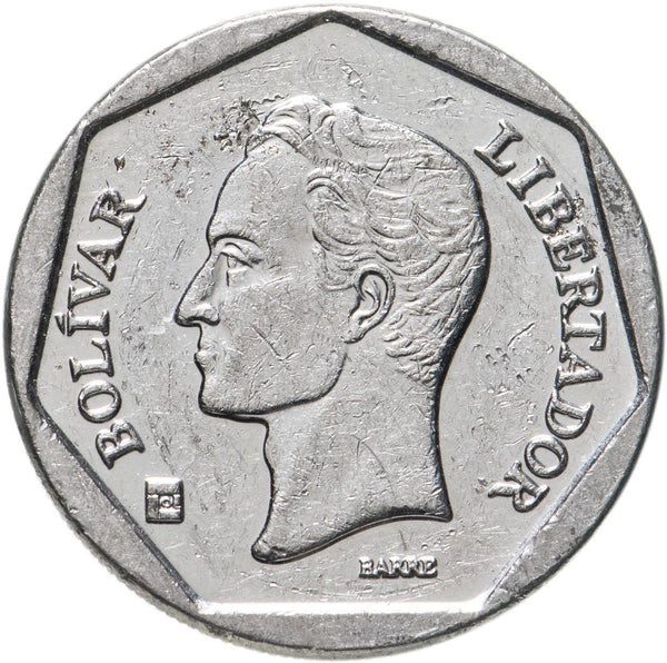 Venezuela | 50 Bolivares Coin | Palomo Horse | Simon Bolivar | KM77.2 | 1999