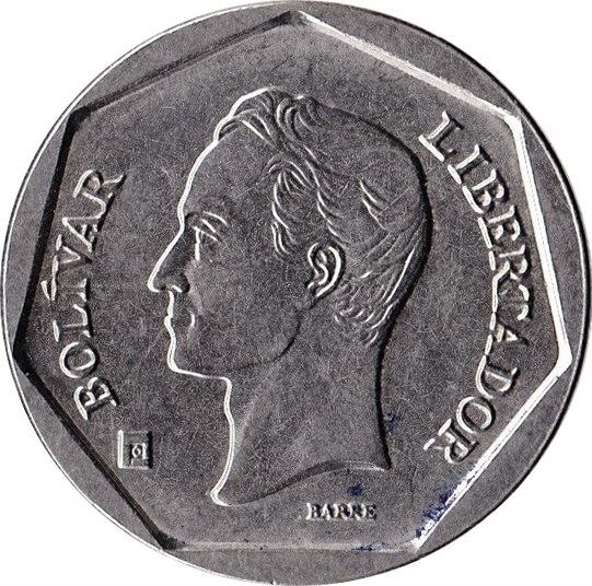 Venezuela | 50 Bolivares Coin | Palomo Horse | Simon Bolivar | KM82 | 2000 - 2004