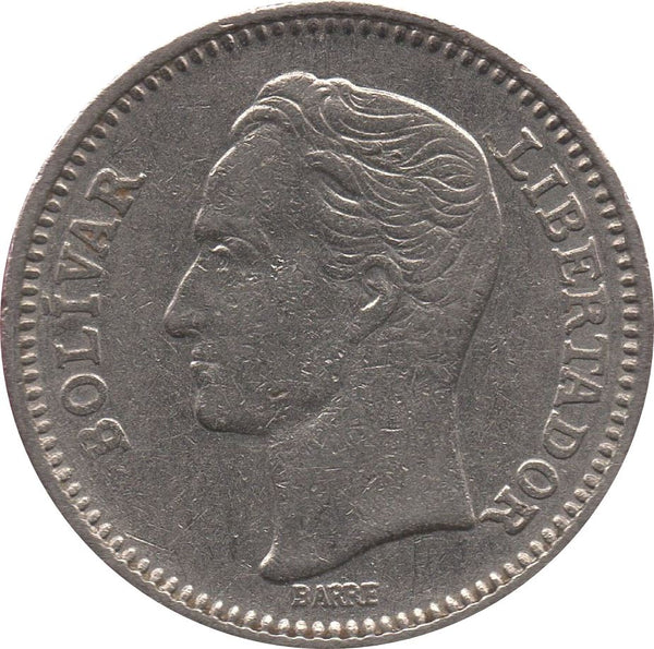 Venezuela | 50 Centimos Coin | Palomo Horse | Simon Bolivar | KM41 | 1965 - 1985