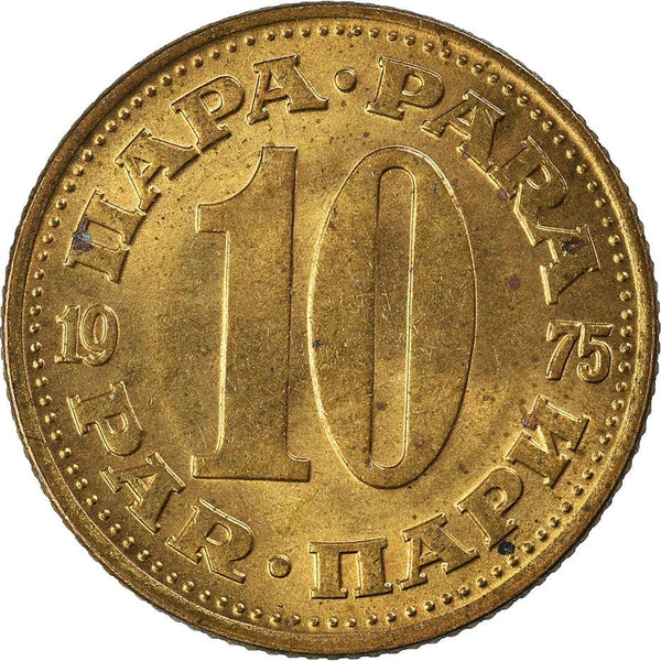 Yugoslavia Coin | 10 Para | Flame | Star | KM44 | 1965 - 1981