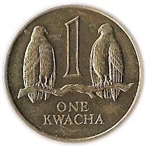 Zambia 1 Kwacha Coin | Taita Falcons | Kenneth Kaunda | KM26 | 1989