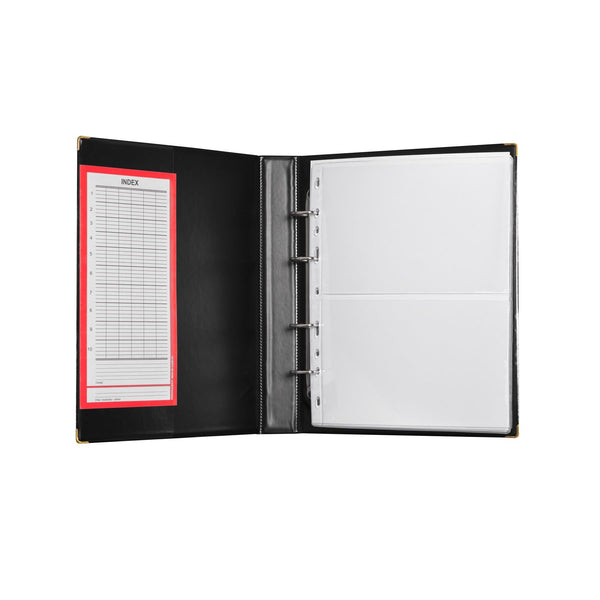 Banknote Album 25 Pockets | 10 Pages | Paper Money Book | 2 Different Sizes | Decorative Corners, Hight Quality Material