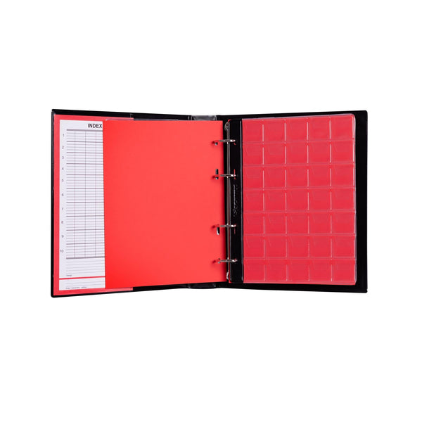 Coin Album 350 Pockets / Grids | 10 Pages | 2.7 x 2.7cm | Money Storage for Currency Collectors