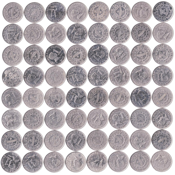 Philippines 1 Piso | 100 Coins | Magnetic | Jose Rizal | KM269a | 2003 - 2017