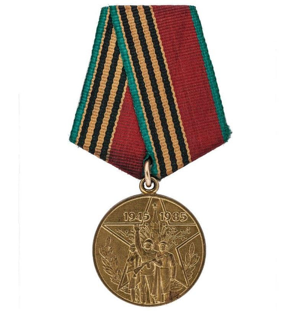 Ussr Soviet Russia Medal 40 Years of Victory In The Great Patriotic War 1941 - 1945